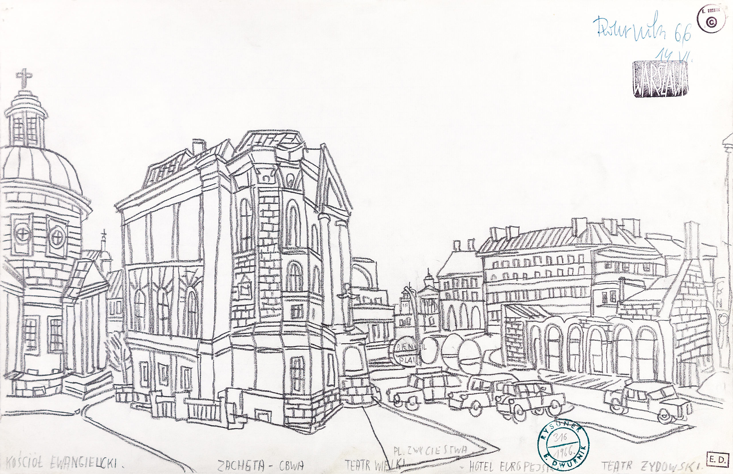 Dwurnik - Widok Na Plac Zwycięstwa